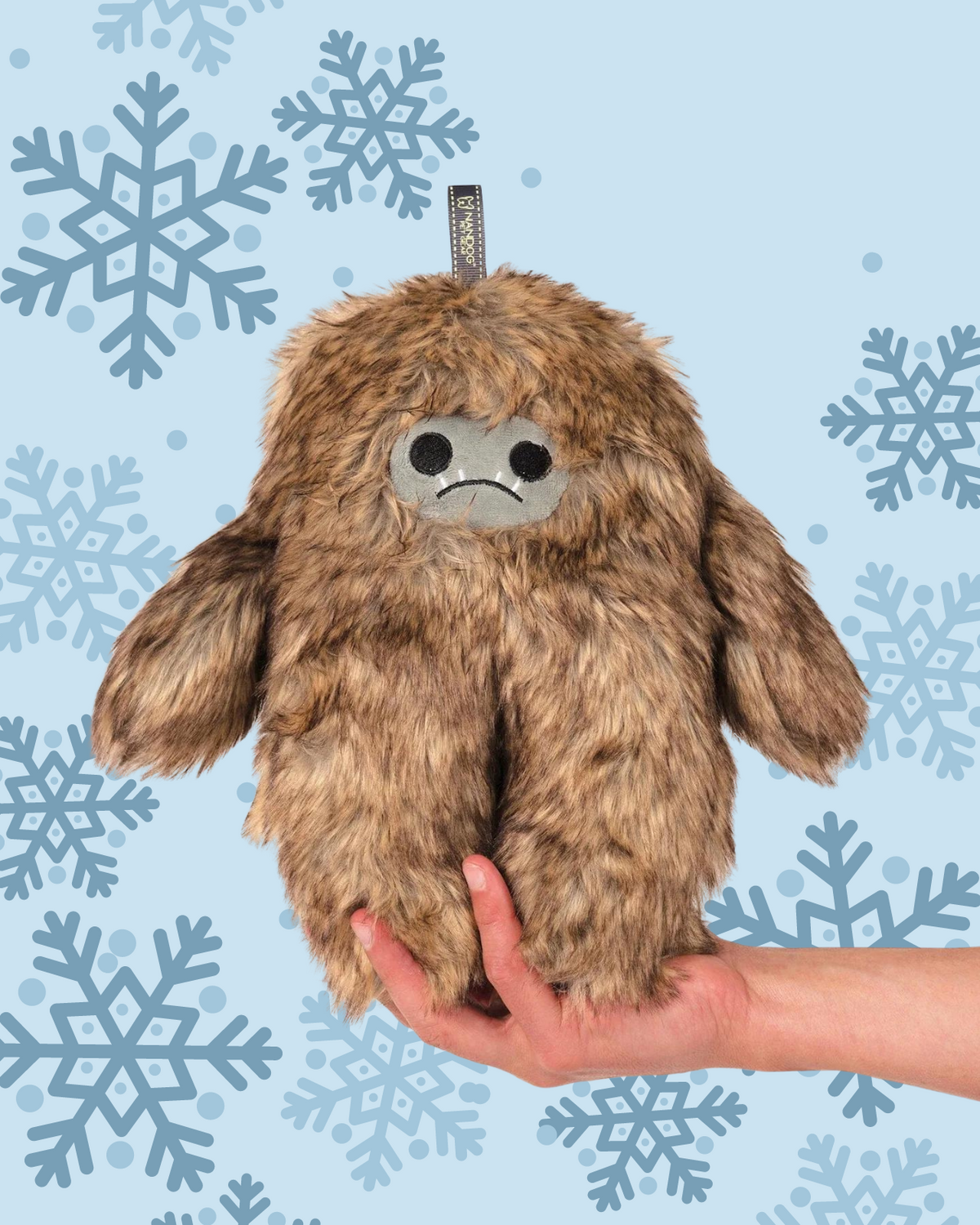 Mini Yeti with Squeaker Dog Toy