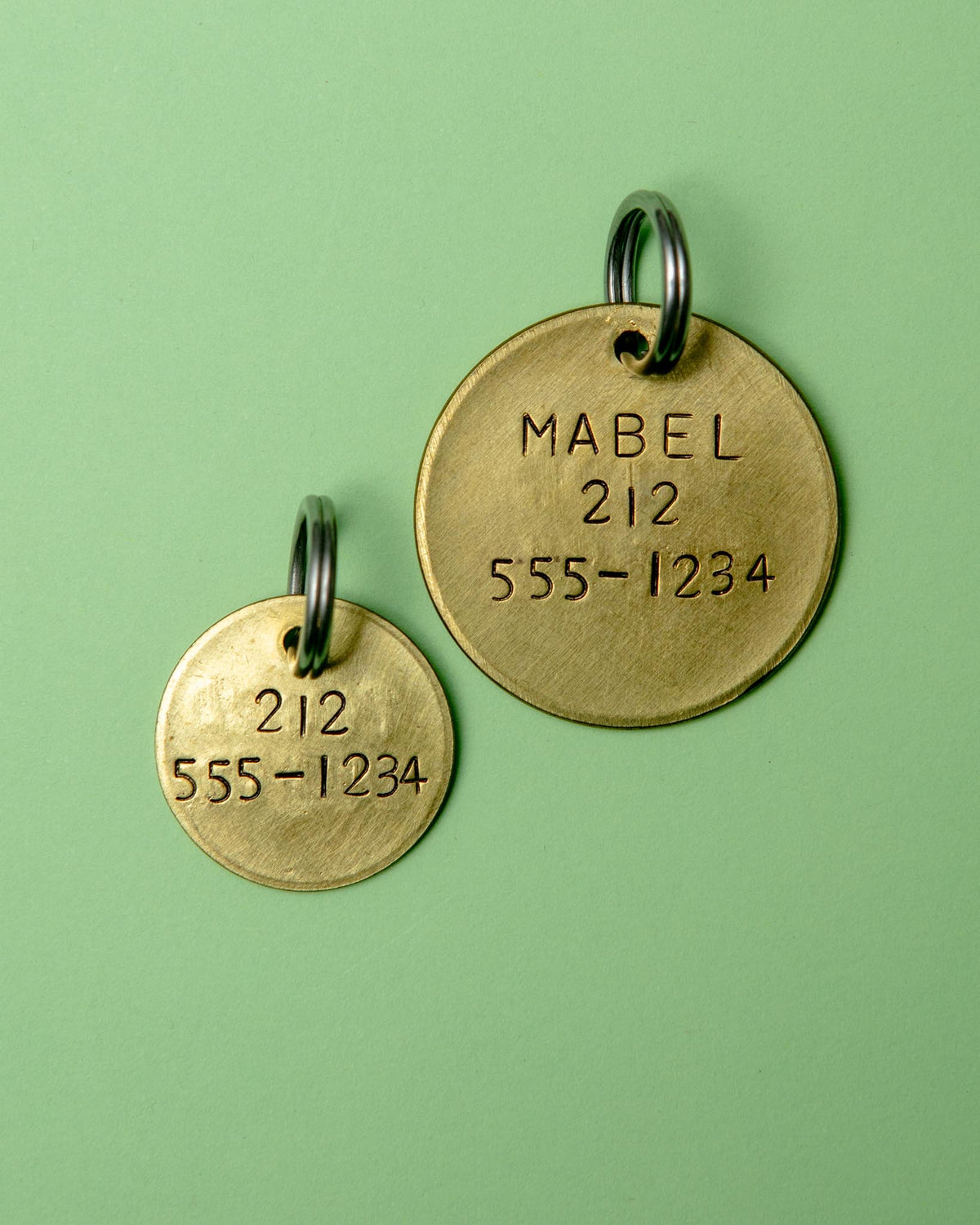 brass id tags