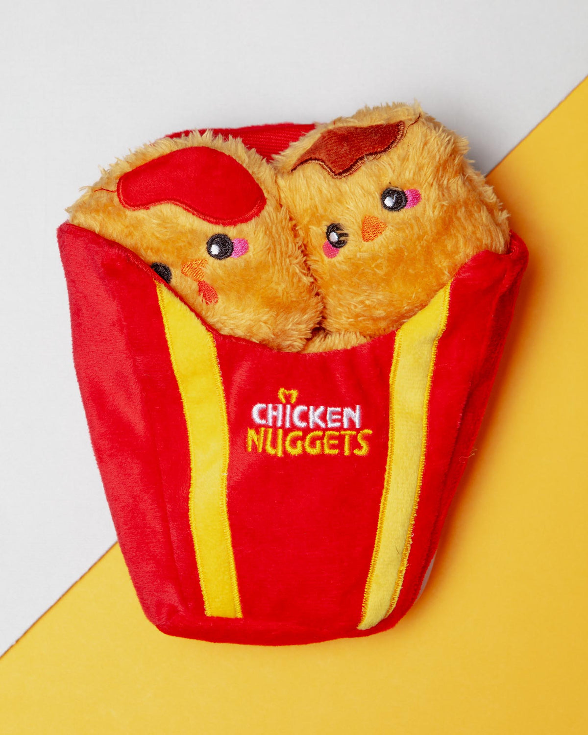 Chicken nugget store dog toy