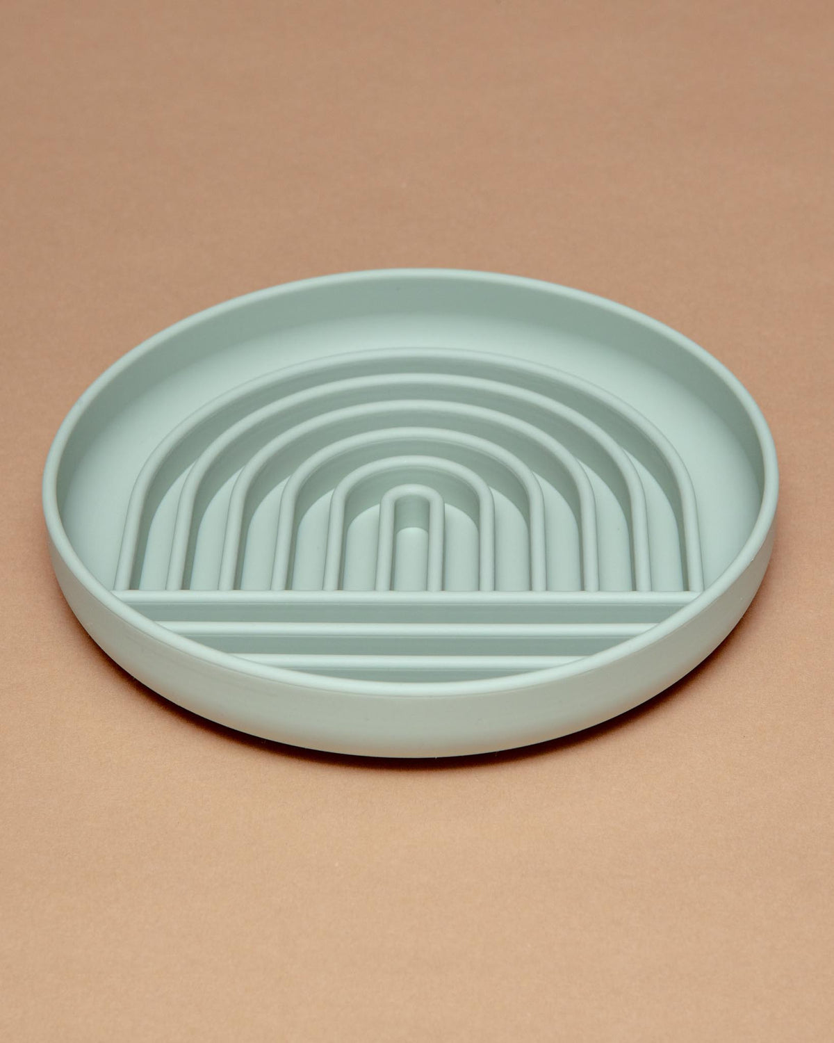 Harmony Mint Plastic Slow Feeder Dog Bowl, Large