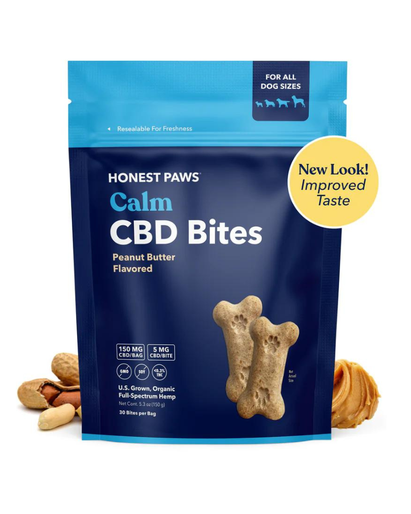 HONEST PAWS Calm Bites CBD Dog Treats in Peanut Butter Flavor DOG CO