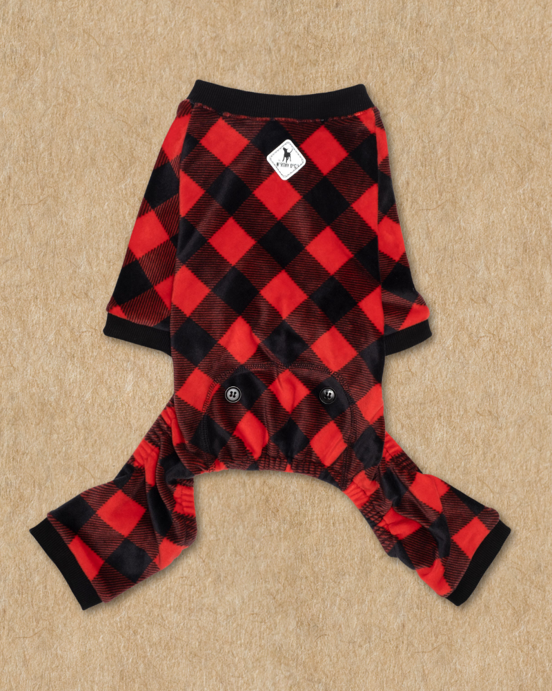 Dog pajamas 2024 buffalo plaid