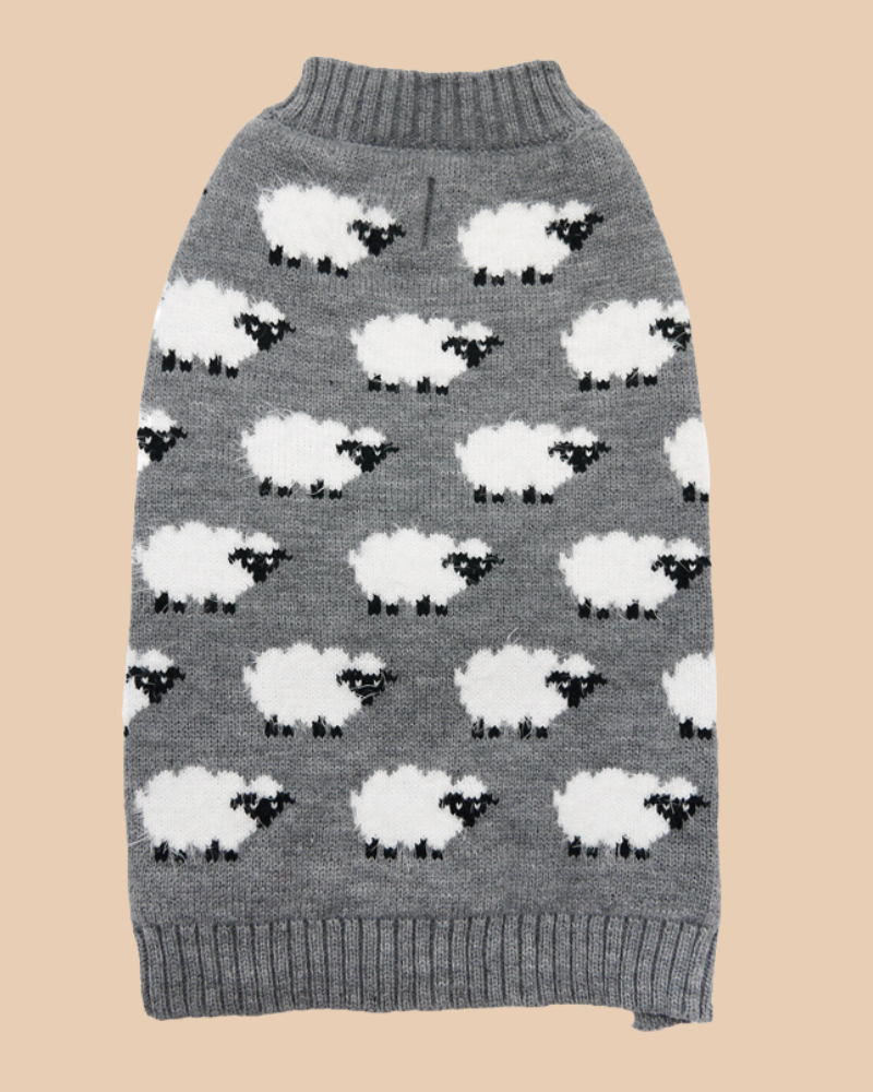 White Wool Dog Sweaters for sale