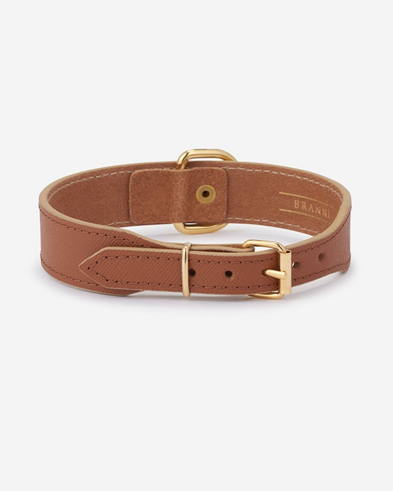 Leather dog collars for sale best sale