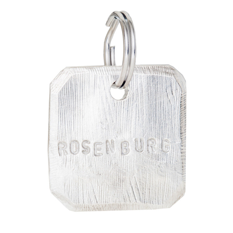 Square dog outlet tag