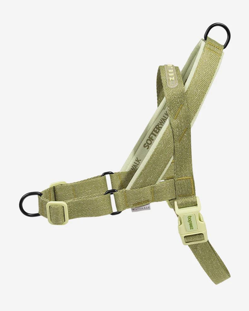 SofterWalk No-Pull Dog Harness in Moss (FINAL SALE) WALK ZEE.DOG