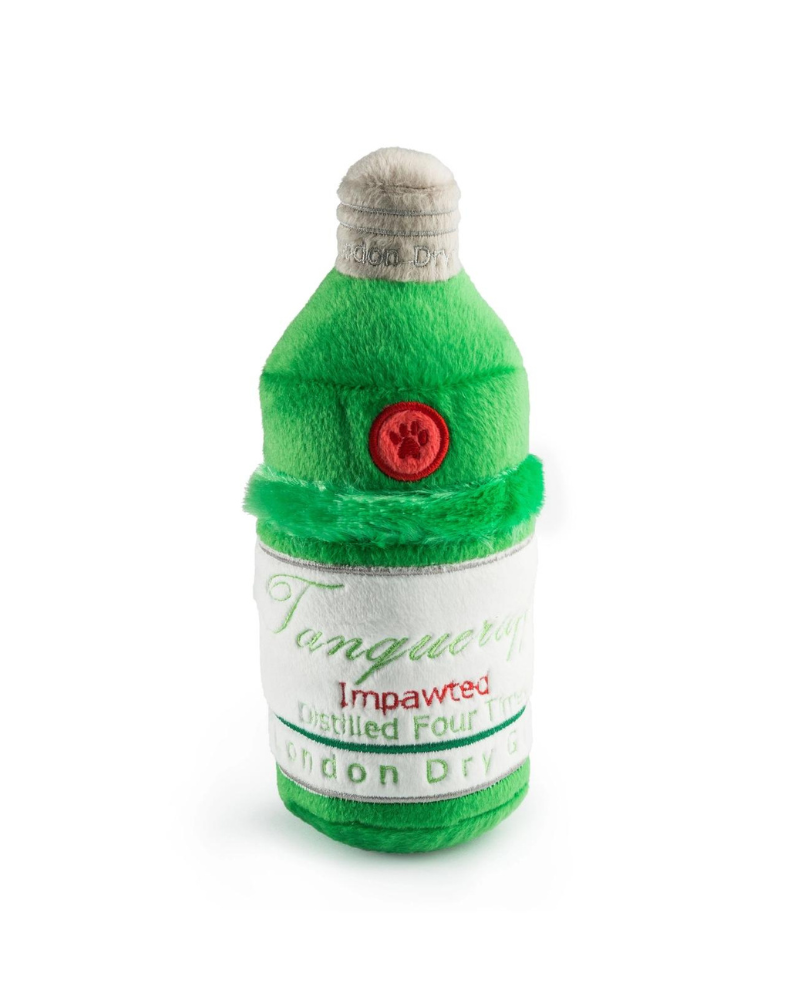 Tanqueruff Gin Squeaky Plush Dog Toy PLAY HAUTE DIGGITY DOG   