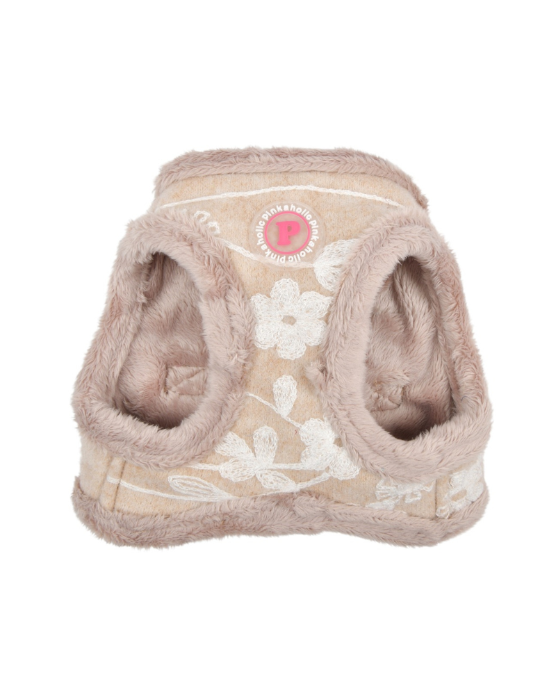 Celandine Lined Vest Harness in Beige (FINAL SALE) Walk PUPPIA