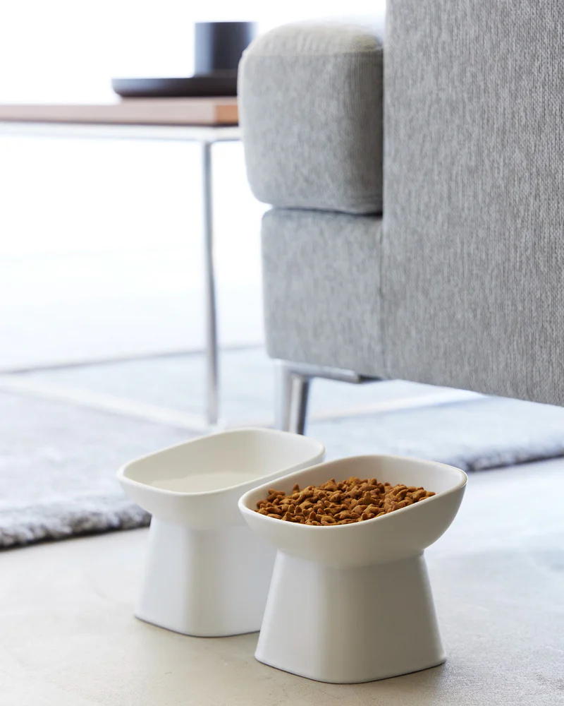 Tilted Pet Food Bowl CAT YAMAZAKI   