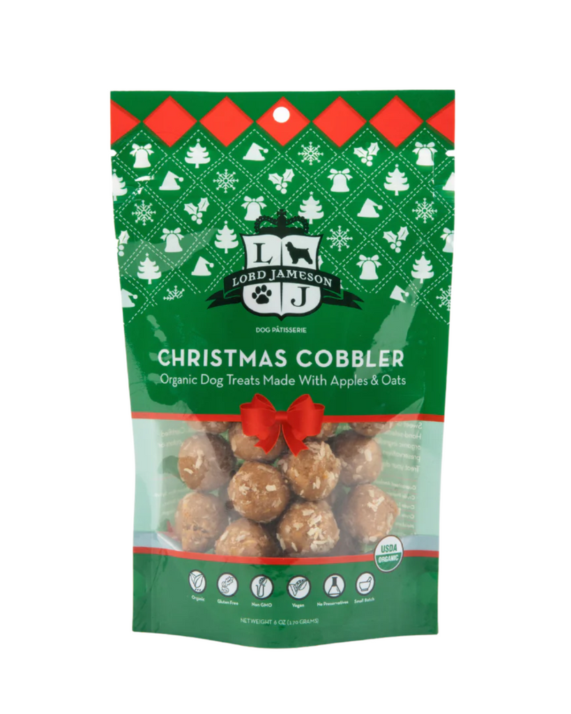 Holiday Christmas Cobbler Organic Dog Treat EAT LORD JAMESON   