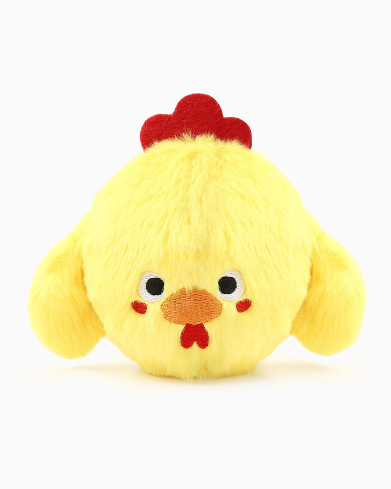 Chick 2-in-1 Squeaker Ball Dog Toy Play HUGSMART