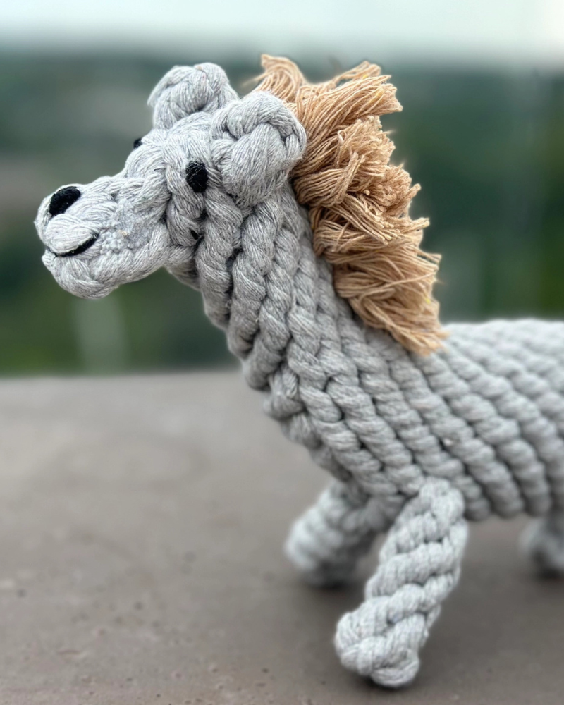 Harry the Horse Rope Dog Toy Play KNOTTY PAWS   