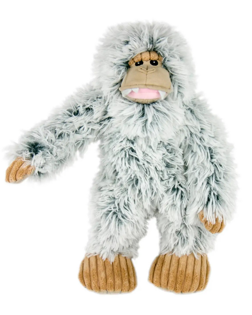 Yeti Squeaky Plush Dog Toy PLAY TALL TAILS