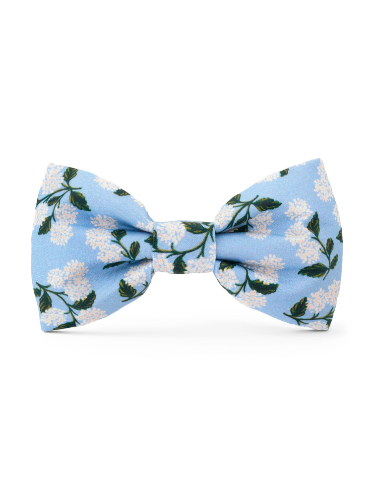 Rifle Paper Co. X TFD Hydrangea Dog Bow Tie (Made in the USA) Wear THE FOGGY DOG