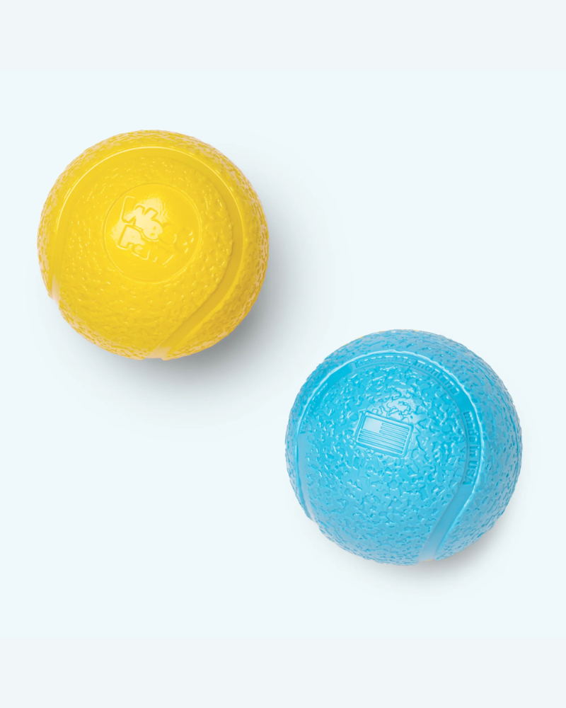 Boundr™ Squishy Dog Ball (2-Pack) PLAY WEST PAW Aqua/Dandelion