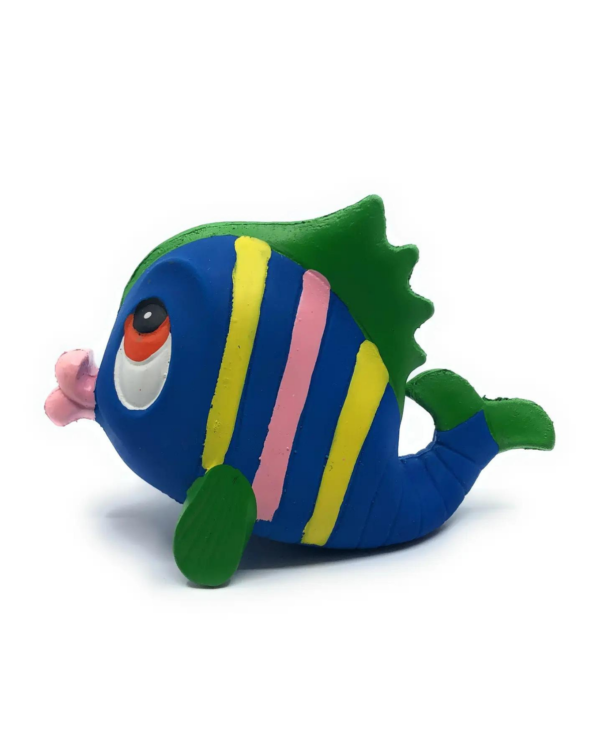 LANCO TOYS | Multicolor Squeaky Fish Rubber Dog Toy | DOG & CO.