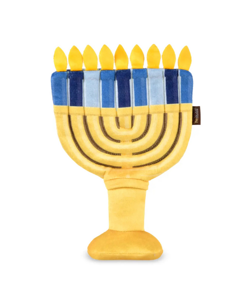 Paw-Nukkah Menorah Squeaky Crinkle Dog Toy PLAY P.L.A.Y.   