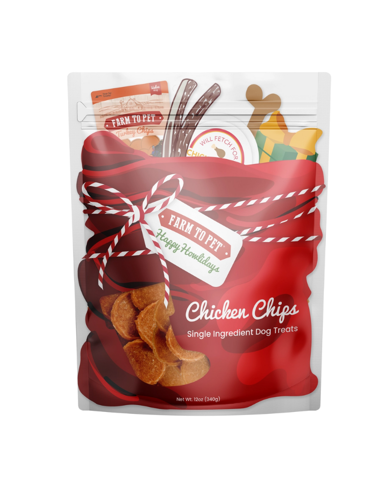 Holiday Chicken Chips (Big Bag) Eat FARM TO PET