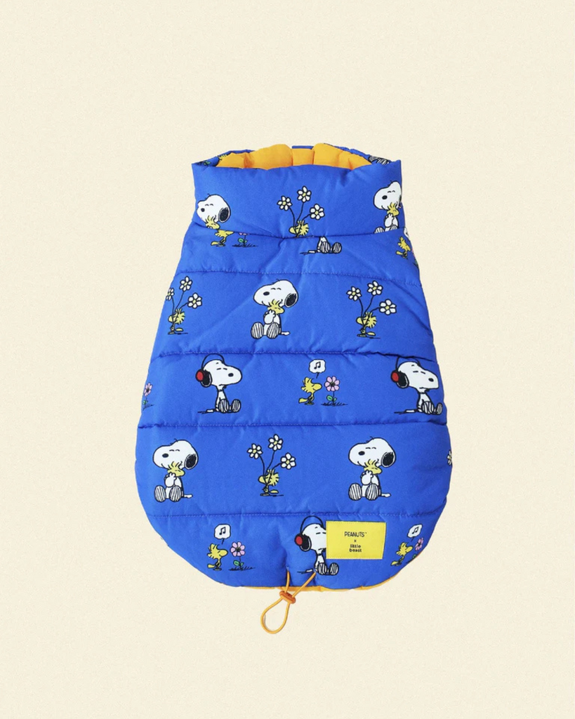 Snoopy and Woodstock Dog Puffer Jacket Wear LITTLE BEAST