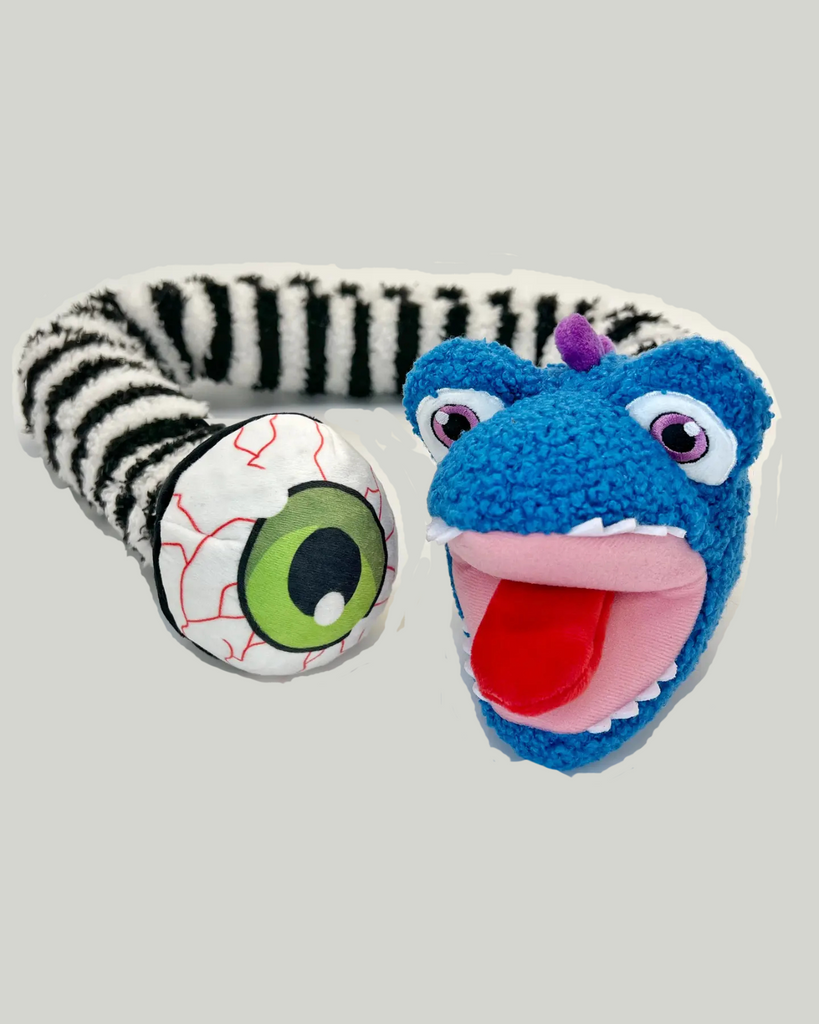 Eyesaur Crinkly Squeaky Dog Toy PLAY DORIS BIZAARO