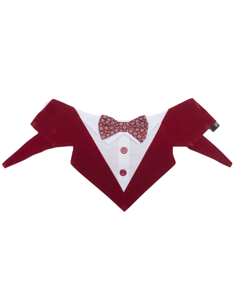 Cadillac Formal Dog Bandana w/ Bow Tie Wear TAIL TRENDS