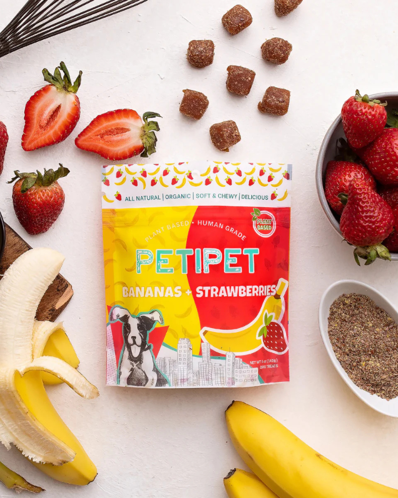 Bananas & Strawberry Organic Dog Treats EAT PETIPET