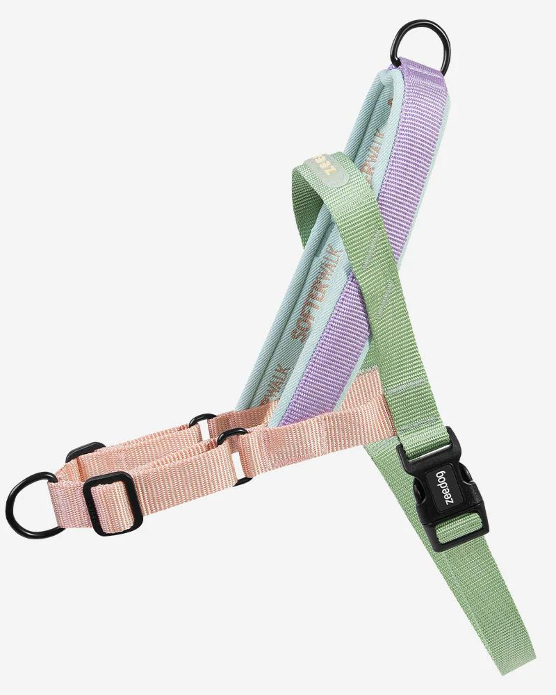 SofterWalk No-Pull Dog Harness in Peach WALK ZEE.DOG