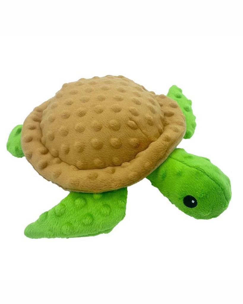 Dotty the Tortoise Squeaky Plush Dog Toy (12") PLAY PET LOU   