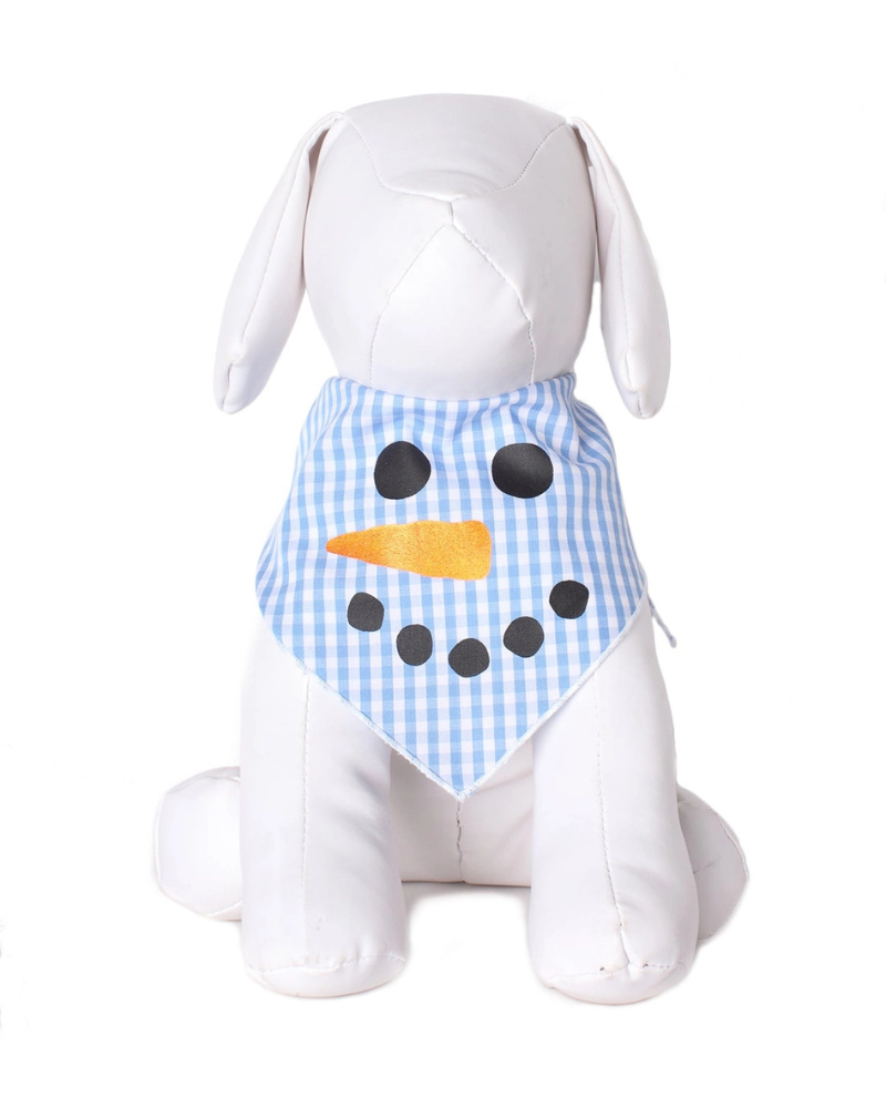 Snowman Dog Bandana Wear TAIL TRENDS