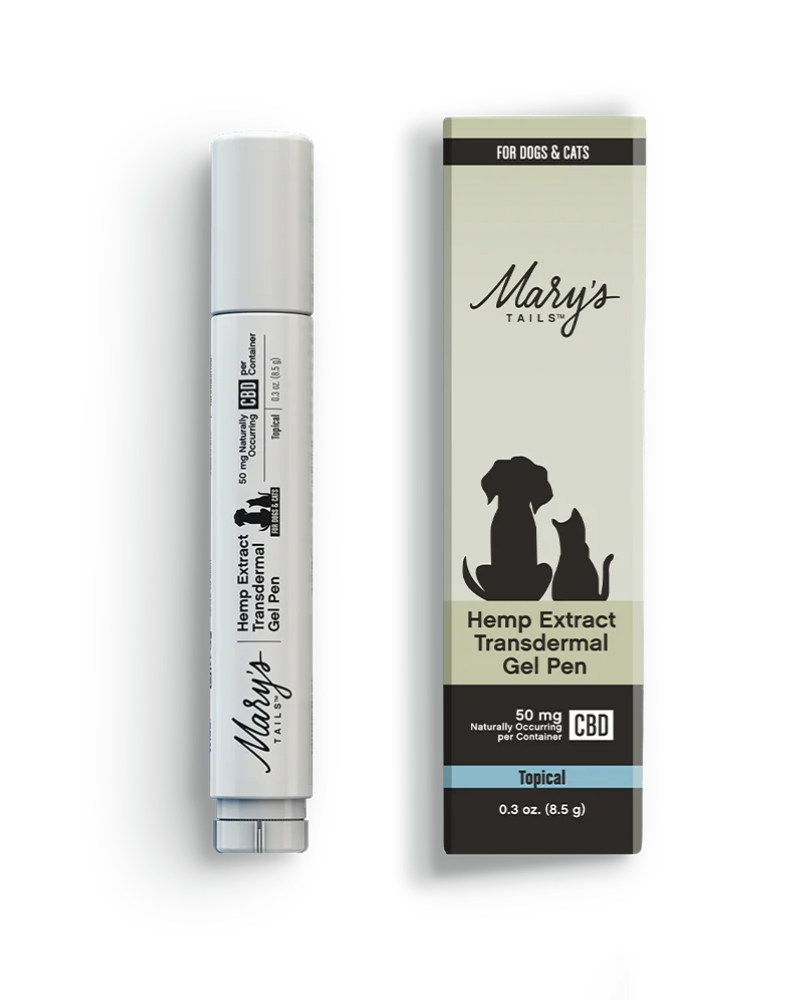 Hemp Extract Transdermal Gel Pen for Dogs & Cats Eat MARY'S TAILS   