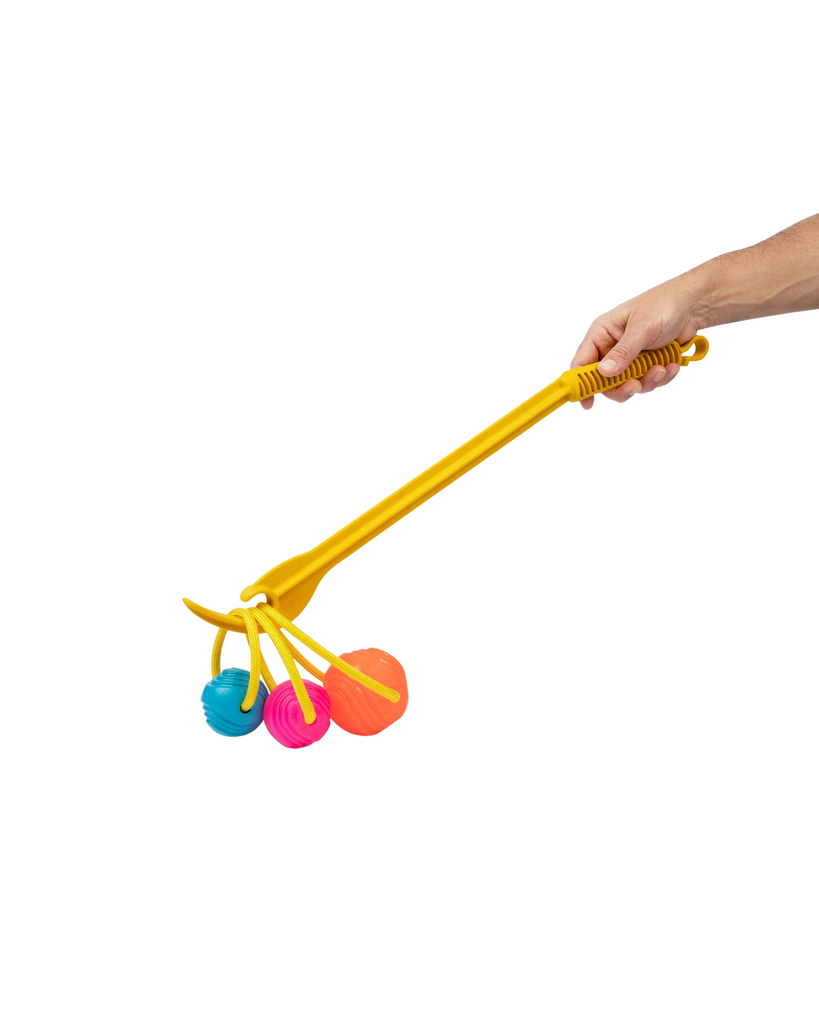 Hive Zoomer Launcher & Looped Ball Dog Toy (Made in the USA) PLAY PROJECT HIVE PET COMPANY