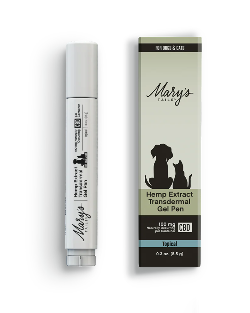 Hemp Extract Transdermal Gel Pen for Dogs & Cats Eat MARY'S TAILS   