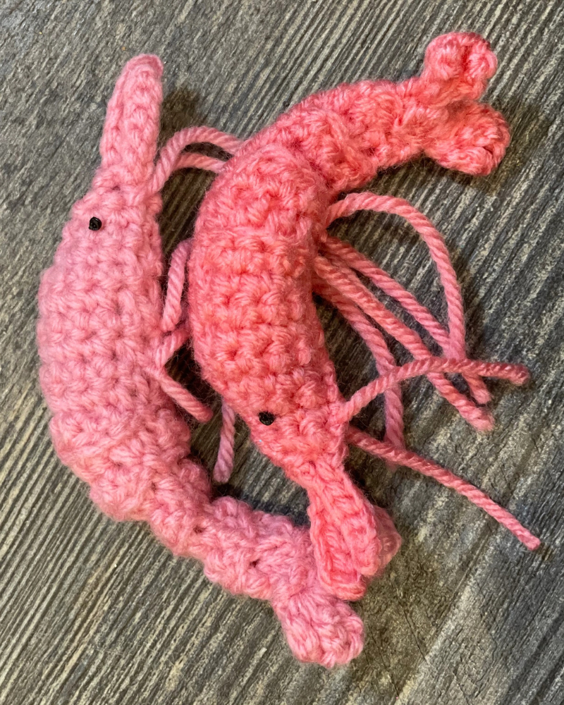 Shrimp Catnip Toy (Made in the USA) PLAY ROSEMARY'S BABY MEK