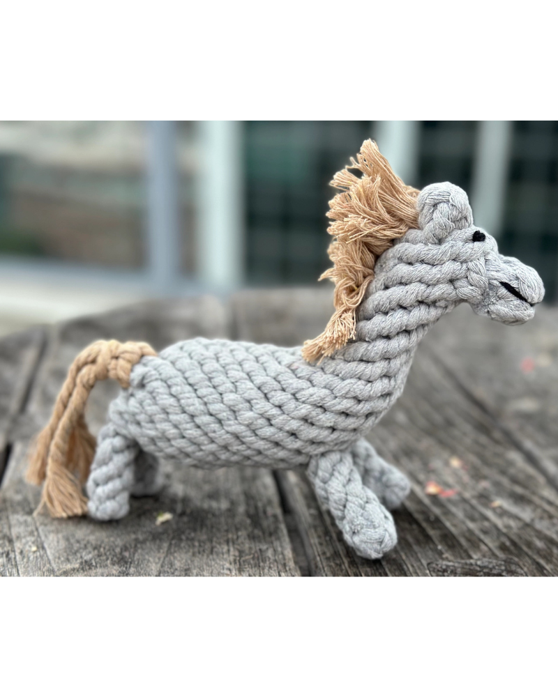 Harry the Horse Rope Dog Toy Play KNOTTY PAWS   