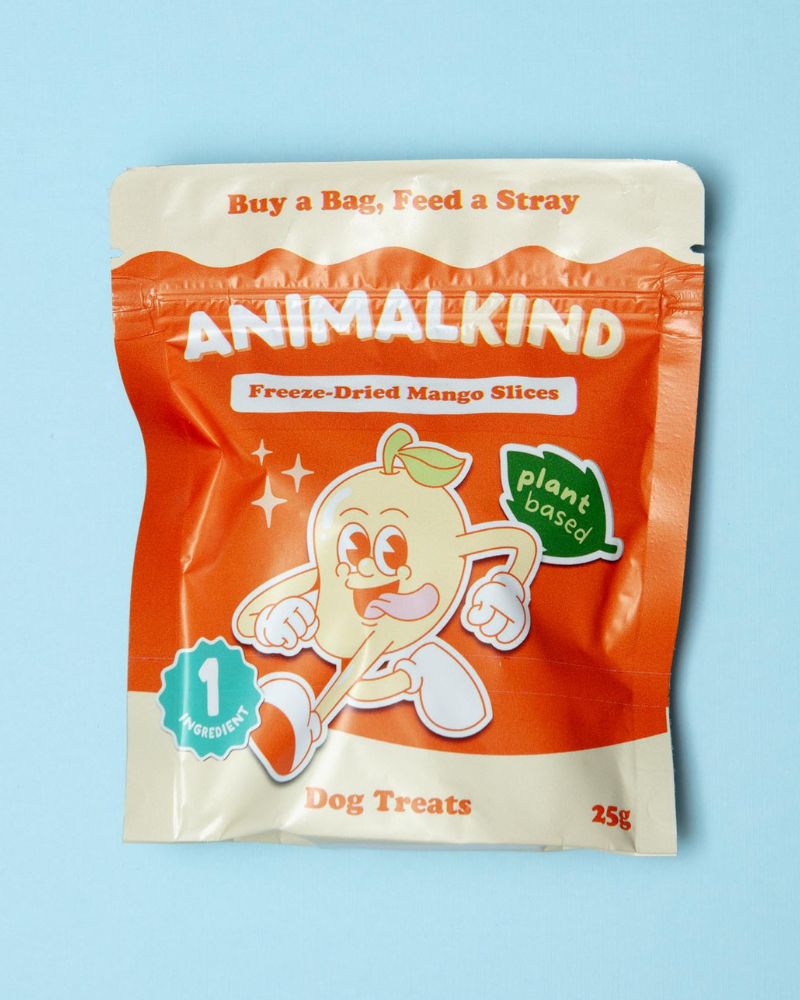 Freeze-Dried Fruit Dog Treats Eat ANIMALKIND Mango