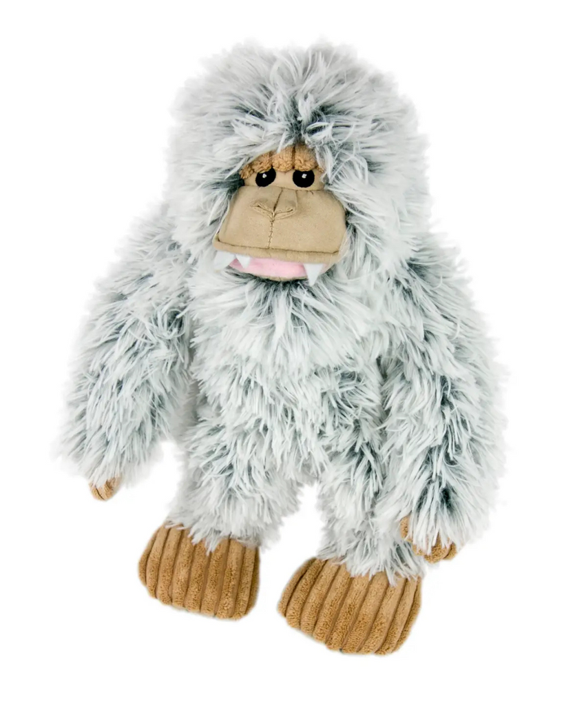 Yeti Squeaky Plush Dog Toy PLAY TALL TAILS