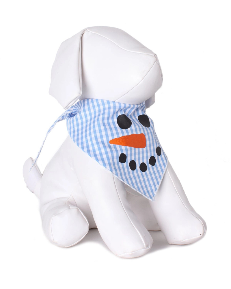 Snowman Dog Bandana Wear TAIL TRENDS