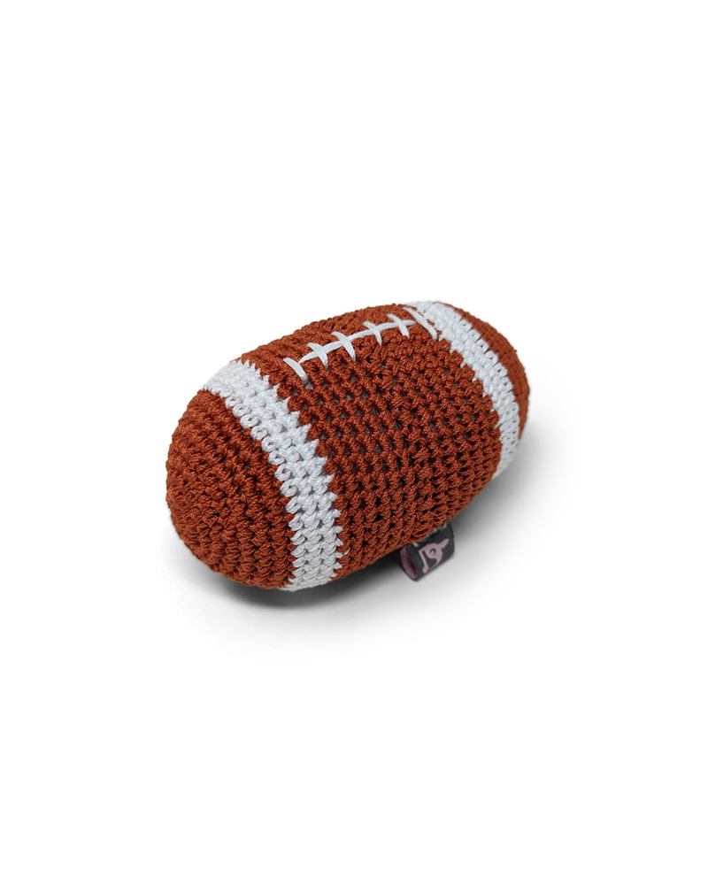 Football Knit Dog Toy Play DOGO   