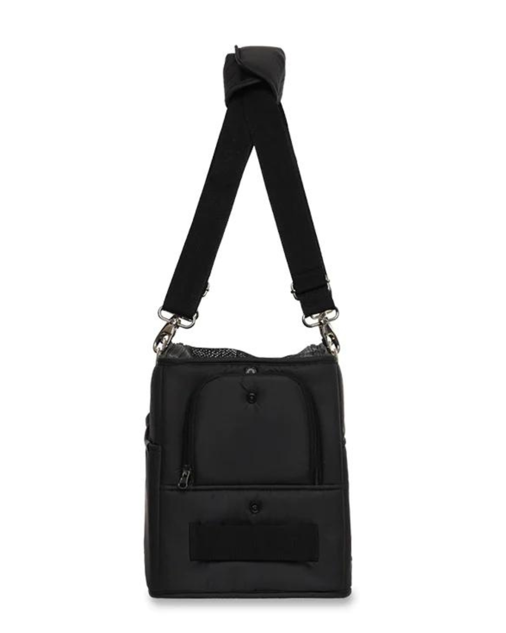 SSOOOK | Adjustable Strap Dog Carrier Bag in Black | DOG & CO.