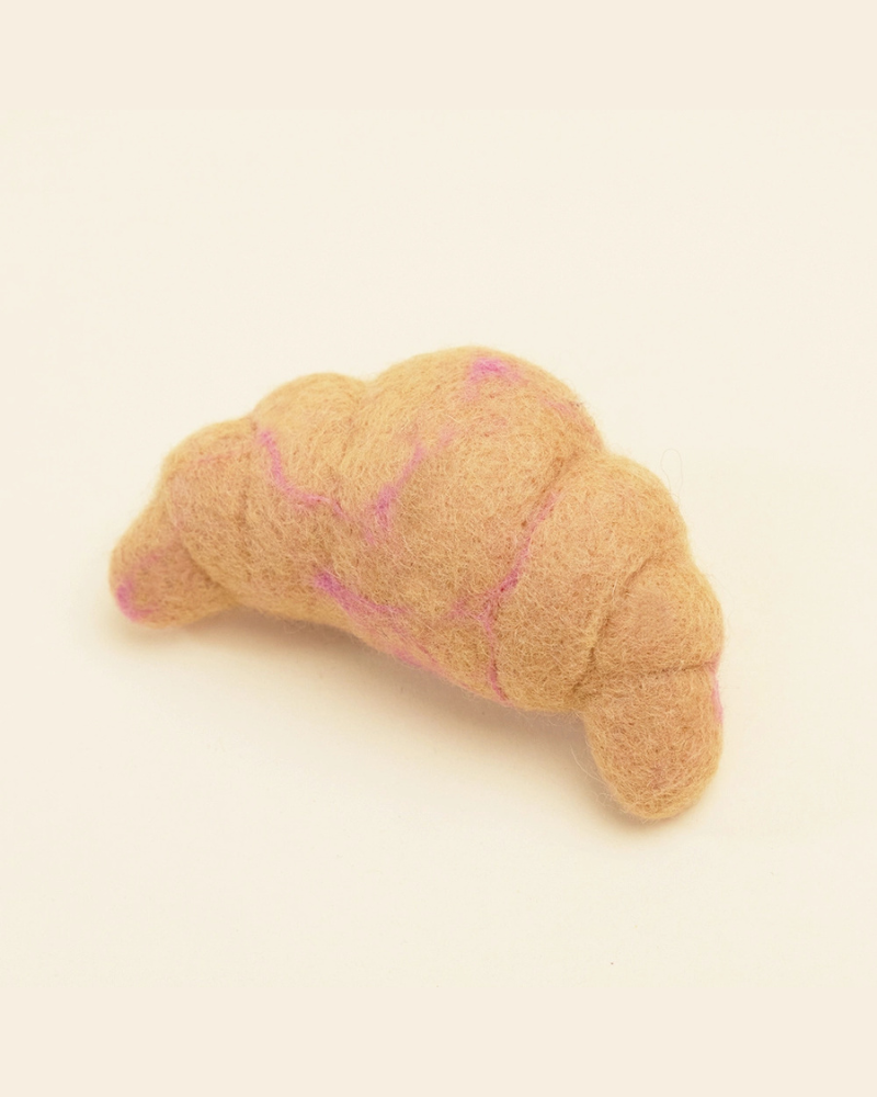 Wool Croissant Dog Toy Play MODERN BEAST