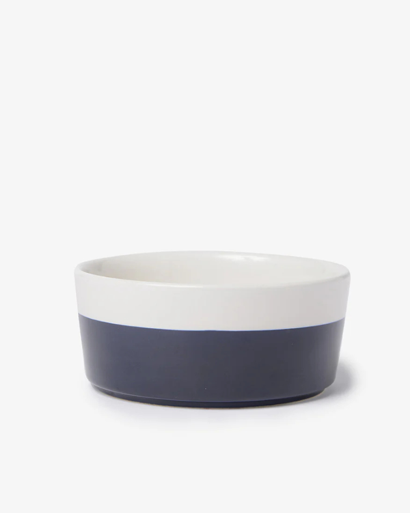 Dipper Dog Bowl in Navy Eat WAGGO