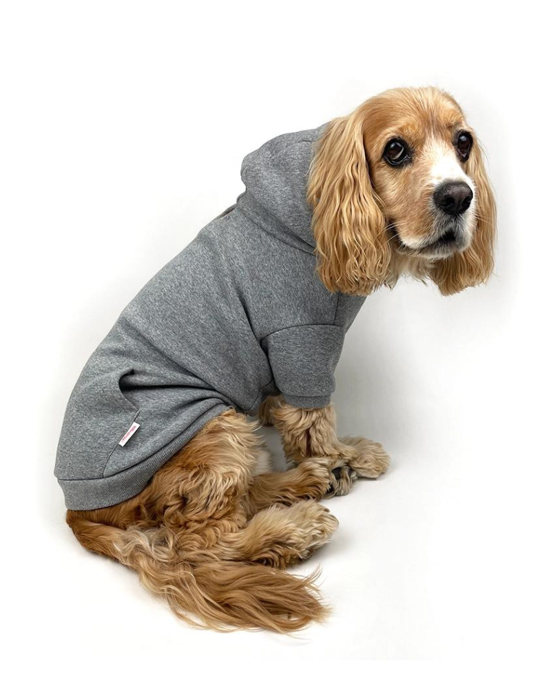 Pullover Dog Hoodie in Grey Wear MILLTOWN BRAND   