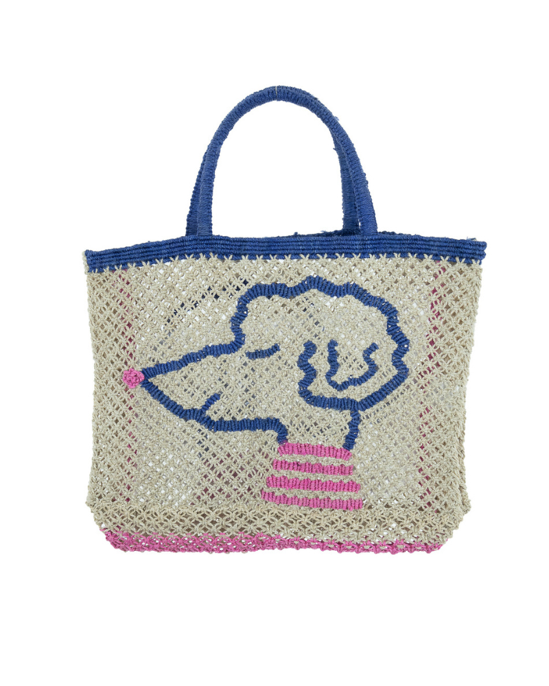 Pretty in Poodle Jute Bag Human THE JACKSONS   