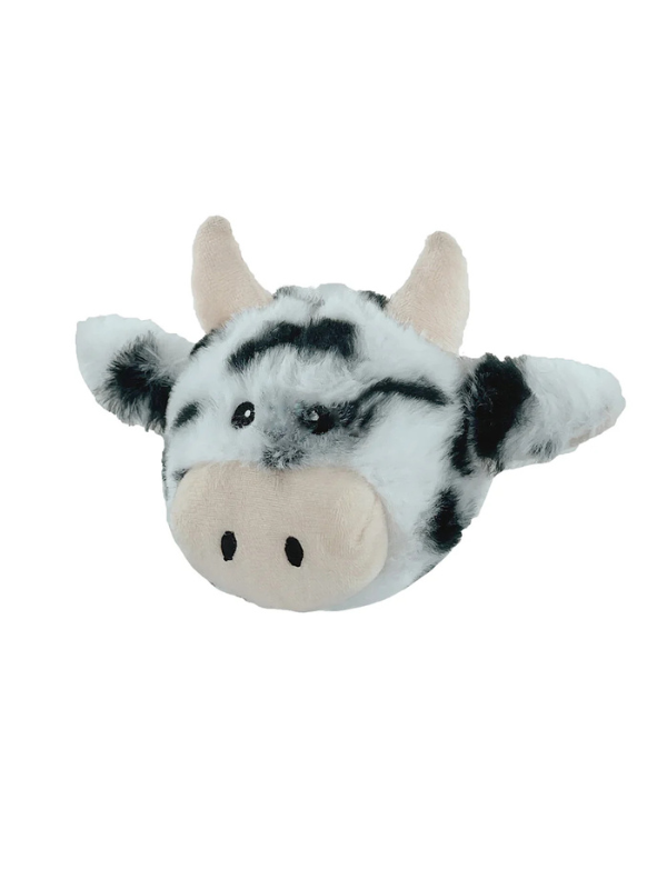 Cow & Donkey EZ Squeaky Dog Toy Set Play PET LOU