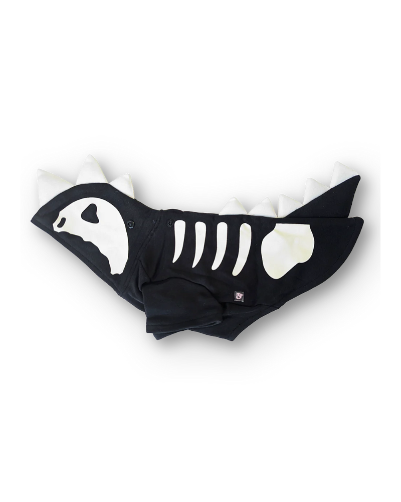 Glow-in-the-Dark Dragon Skull Hoodie for Dogs Wear DOGO   