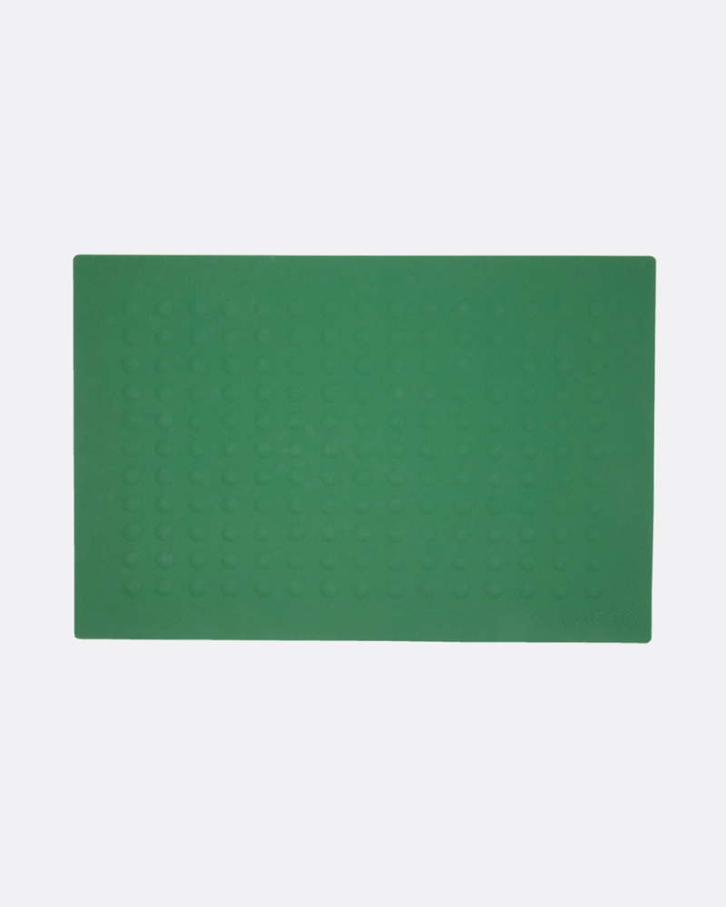 Bubbles Dog Placemat in Forest Green Eat WAGGO