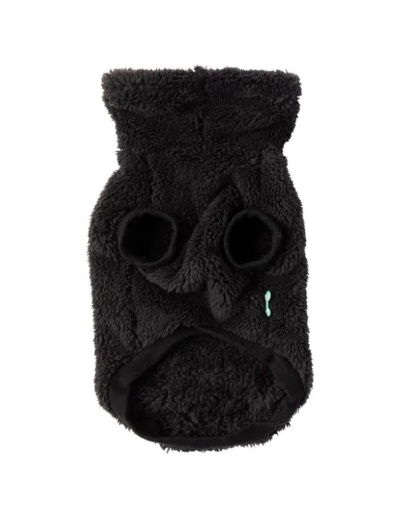 Turtle Teddy Dog Fleece in Carbon Black (FINAL SALE) Wear FUZZYARD