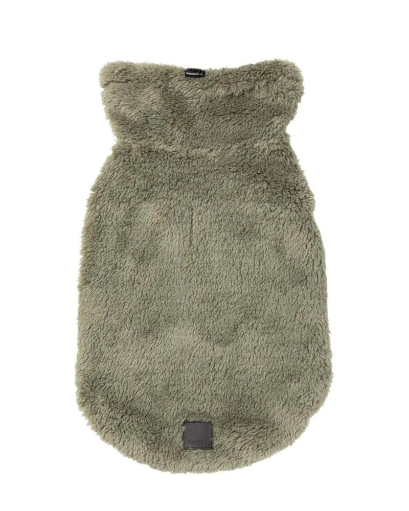 Turtle Teddy Dog Fleece in Rosemary Wear FUZZYARD   