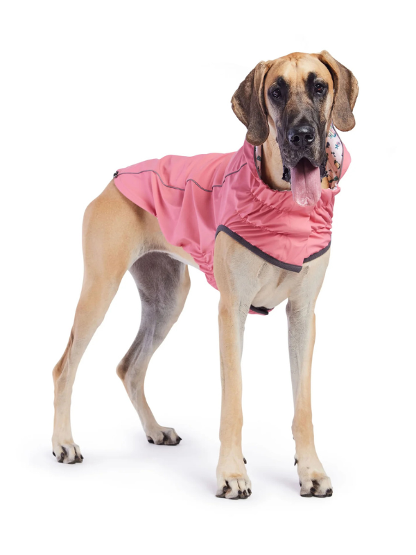 Reversible Waterproof Dog Raincoat in Pink Wear GF PET