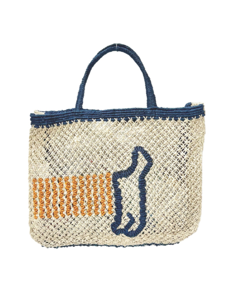 Breton Sausage Dog Jute Bag Human THE JACKSONS   